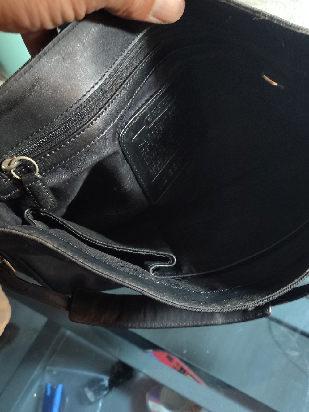 Coach Mercer Black Twill Hobo - Picture 6 of 8